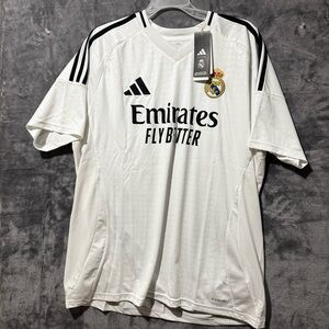 Adidas Men’s Real Madrid Home Soccer Short Sleeves Jersey White [IU5011] Sz XL
